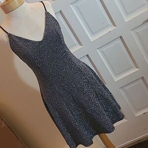 H&M divided dress♡size S ♡ black and silver with sparkles color